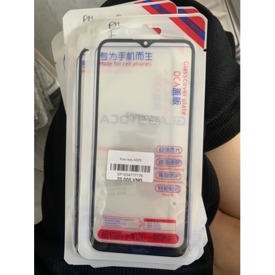 KÍNH LIỀN KEO G+ OCA SAMSUNG A03/A03S/A02S/A035F/A03 2021/A04s/A04e