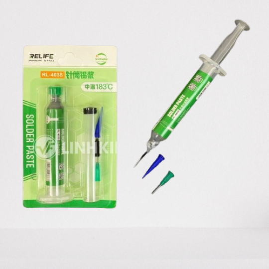 Chì hàn xi lanh ống tiêm 183 độ RELIFE RL-403S (10CC)