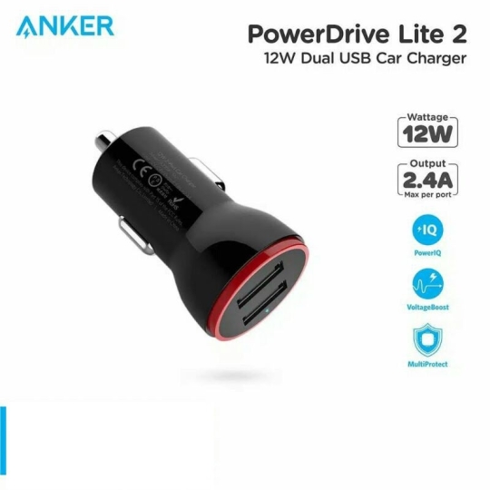 Tẩu Sạc Ôtô Anker 2 Cổng 32W A2720 ( giảm giá khi mua số lượng lớn )