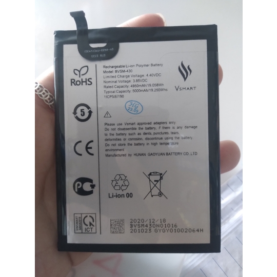 Pin Vsm Joy 3 (430) giảm giá khi mua số lượng lớn 