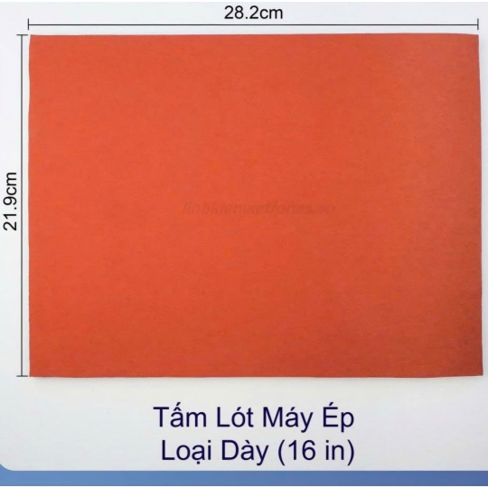 Tấm lót máy ép loại dày 16in (28x22x1cm)