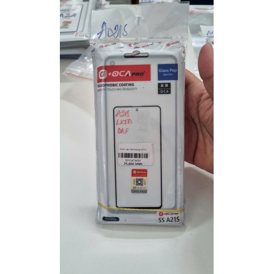 KÍNH LIỀN KEO G+ OCA SAMSUNG A21/A21S