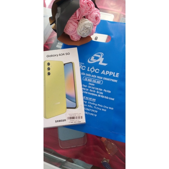 Samsung Galaxy A34 5G 8/128GB Vàng