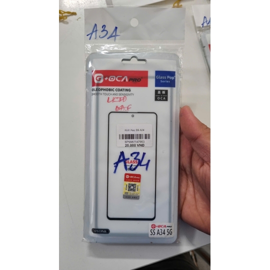 KÍNH LIỀN KEO G+ OCA SAMSUNG A34