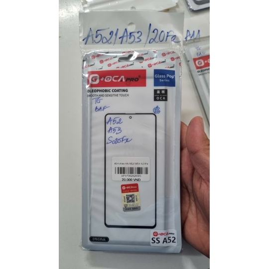 KÍNH LIỀN KEO G+ OCA SAMSUNG A52/A53/S20FE