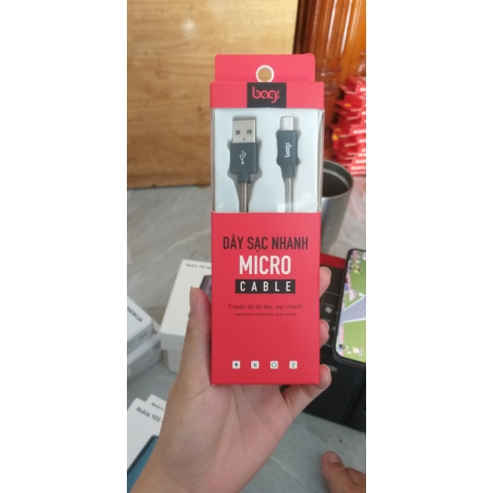 Cáp Bagi MF 100 Micro, 1M, Chống đứt lò xo ( giảm giá khi mua số lượng lớn )