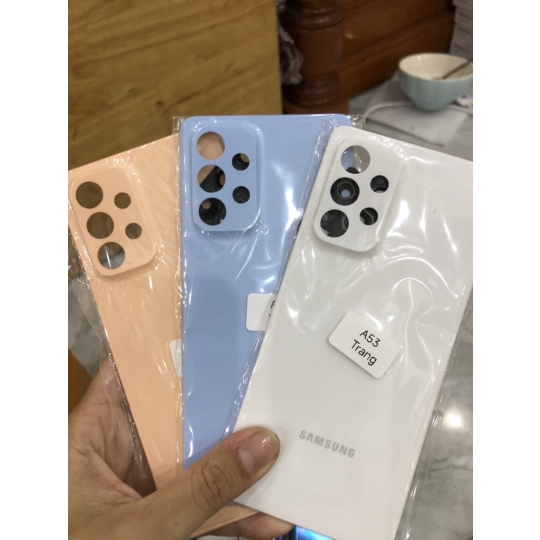 Lưng+Cam Samsung A53 Cam, Trắng, Xanh Dương ( giảm giá khi mua số lượng lớn )