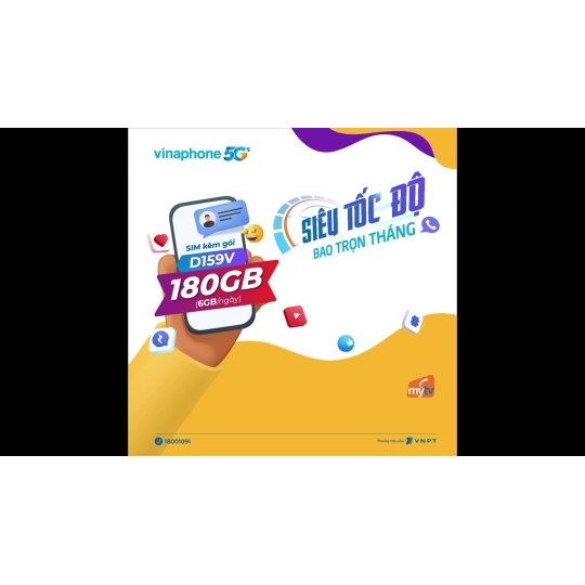 Sim Vina D159V ( giảm giá khi mua số lượng lớn )